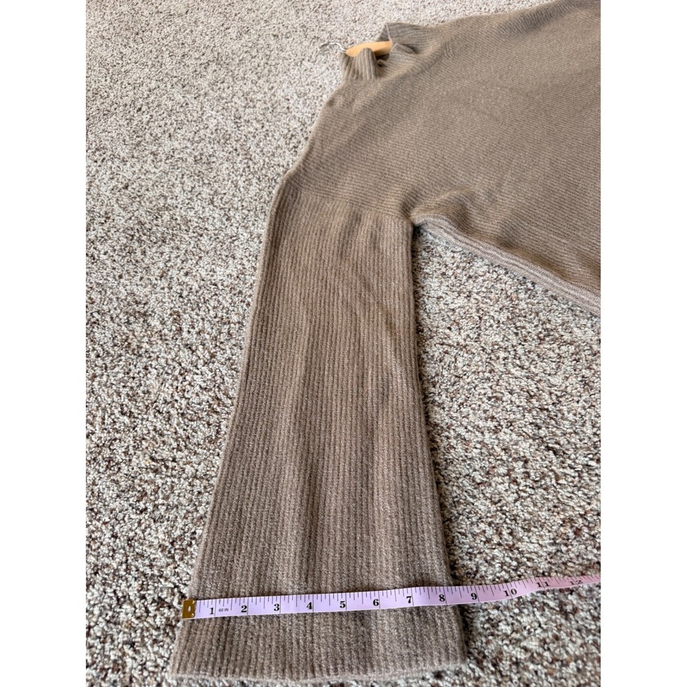NWT FRENCH CONNECTION Turtleneck Ribbed Knit‎ Sweater Loose Fit Beige Women's L - Picture 7 of 10